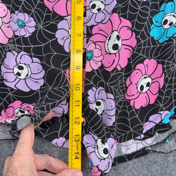 Disney Nightmare Before Christmas Jack Skellington Floral Shorts Sleepwear‎ XL - Picture 6 of 7